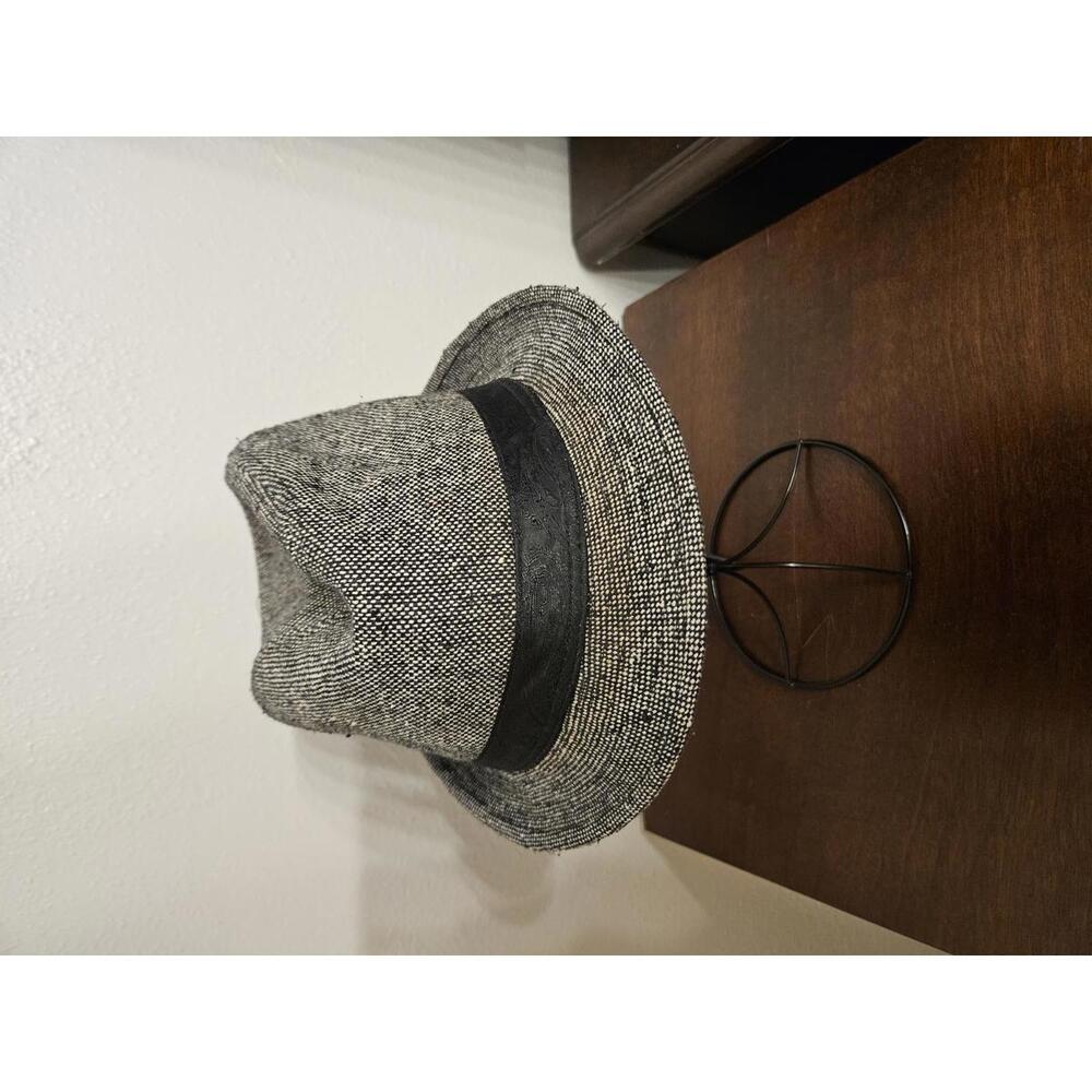 LIDS tweed fedora checkered hat